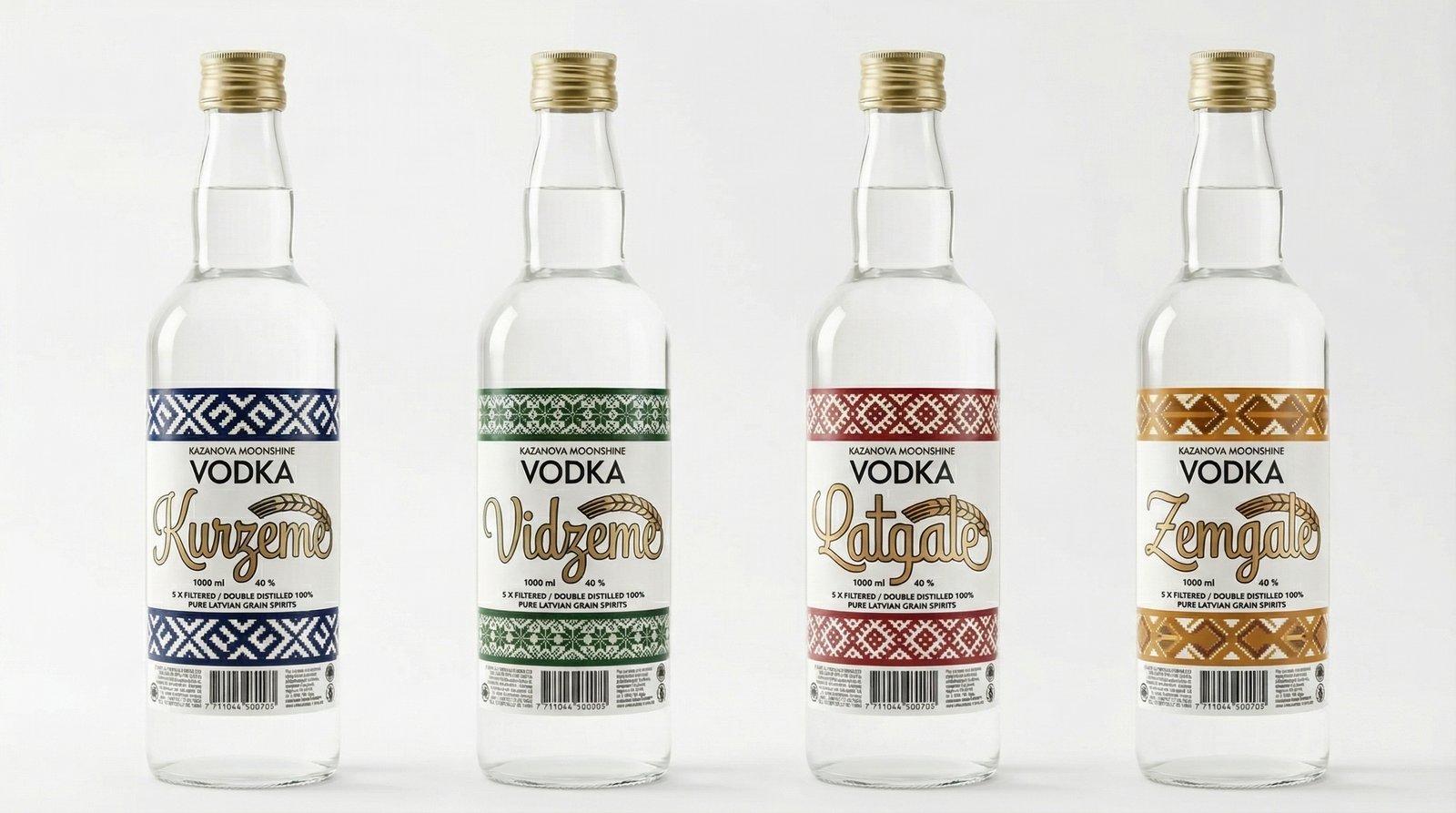 Vodka — 4 Latvijas novadi
